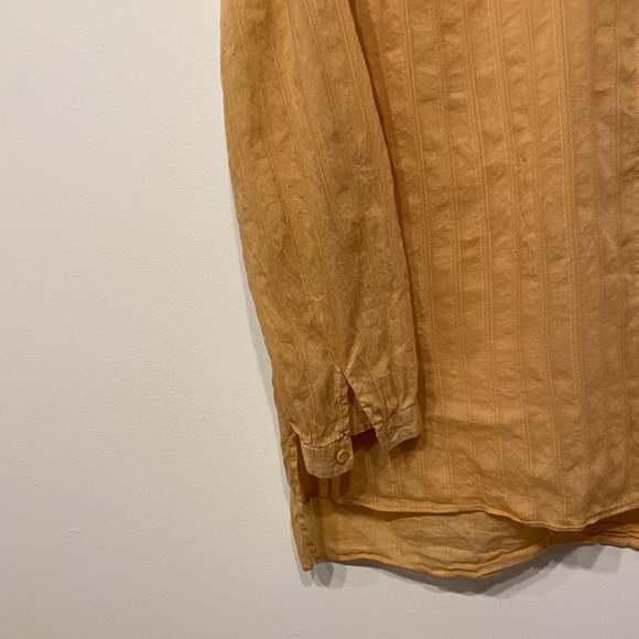 Massimo Dutti Cotton Poplin Button Down Blouse - Picture 7 of 7